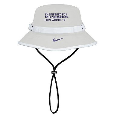 Men's Nike Gray TCU Horned Frogs 2025 On-Field Boonie Performance Bucket Hat