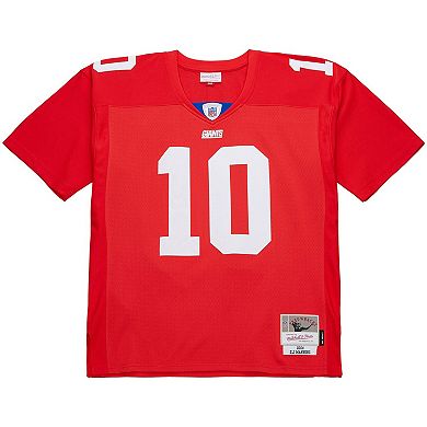 Men's Mitchell & Ness Eli Manning Red New York Giants 2004 Legacy Replica Jersey