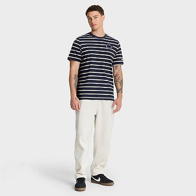 Men's Nike Navy Penn State Nittany Lions Athletic Prep Legacy Summit Stripe T-Shirt