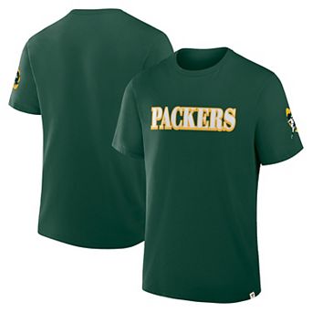 Men's Fanatics Green Green Bay Packers Elevated Classic Legacy T-Shirt