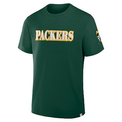 Men's Fanatics Green Green Bay Packers Elevated Classic Legacy T-Shirt