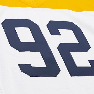 Men's Mitchell & Ness Reggie White White Green Bay Packers 1994 Legacy Replica Jersey