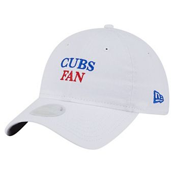 Women's New Era White Chicago Cubs Team Fan 9TWENTY Adjustable Hat