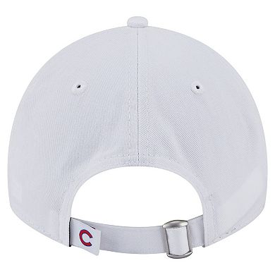 Women's New Era White Chicago Cubs Team Fan 9TWENTY Adjustable Hat