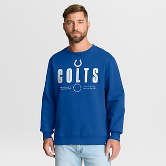 Men's Fanatics Royal Indianapolis Colts Direct Handoff Legacy Pullover Sweatshirt