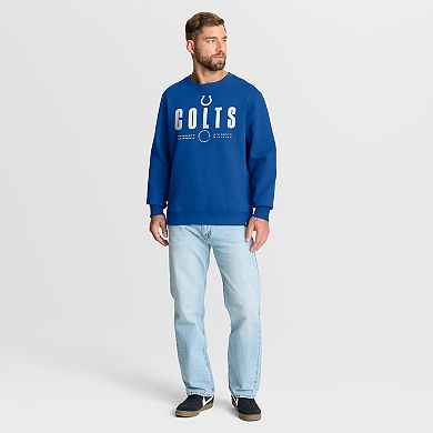 Men's Fanatics Royal Indianapolis Colts Direct Handoff Legacy Pullover Sweatshirt