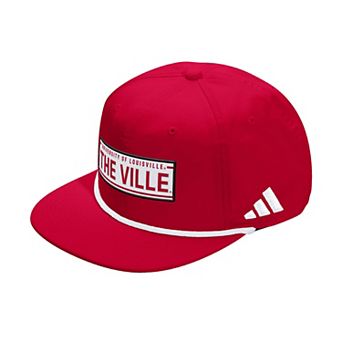 Unisex adidas Red Louisville Cardinals Locker Room Rope Adjustable Hat