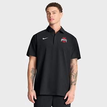 Men's Nike Black Ohio State Buckeyes 2025 Coaches Sideline Polo