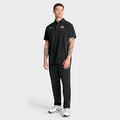 Men's Nike Black Ohio State Buckeyes 2025 Coaches Sideline Polo