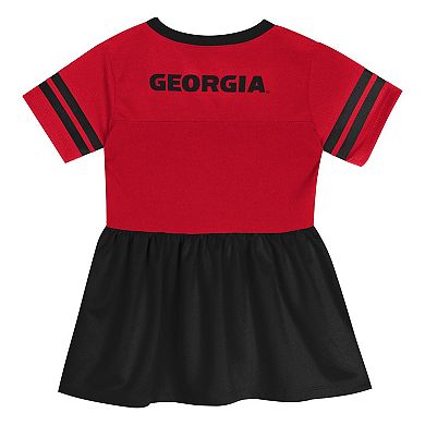 Toddler Outerstuff Red/Black Georgia Bulldogs Stadium Lights Fashion Jersey Dress