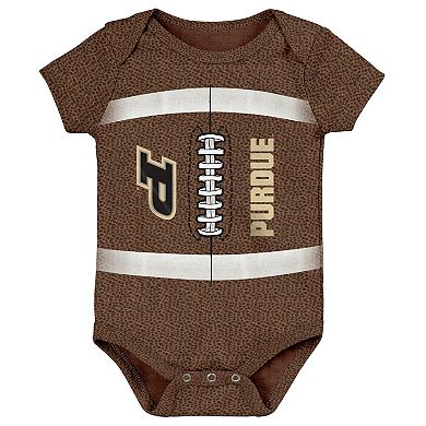 Newborn Outerstuff Brown Purdue Boilermakers Football Body Suit