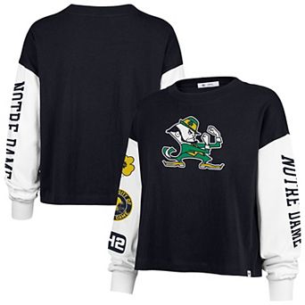 Women's '47 Navy Notre Dame Fighting Irish Sydney Long Sleeve T-Shirt