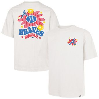Men's '47 Cream Atlanta Braves Flora Foundation T-Shirt
