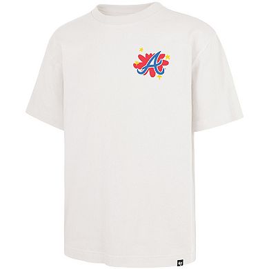 Men's '47 Cream Atlanta Braves Flora Foundation T-Shirt