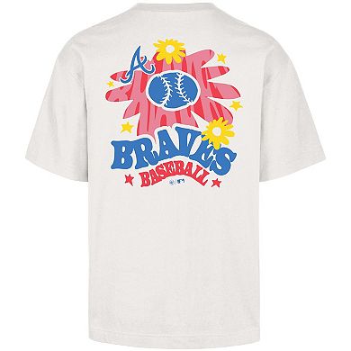 Men's '47 Cream Atlanta Braves Flora Foundation T-Shirt