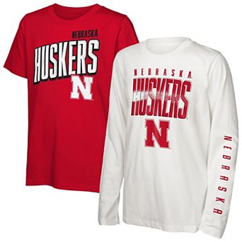 Preschool Outerstuff Nebraska Huskers Mix 3-in-1 Combo T-Shirt Set