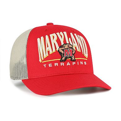 Men's '47 Red Maryland Terrapins Arid Adjustable Trucker Hat