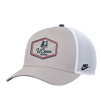 Men's Nike Pewter UConn Huskies Rise Vintage Adjustable Trucker Hat