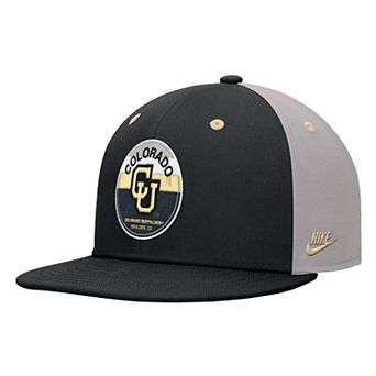 Men's Nike Black Colorado Buffaloes Vintage Patch Snapback Hat