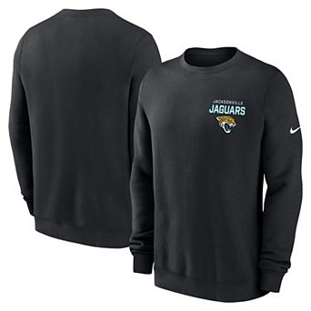 Men's Nike Black Jacksonville Jaguars Primetime Club Fleece Pullover Sweatshirt