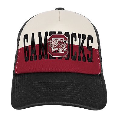 Youth Outerstuff Garnet/Cream South Carolina Gamecocks Modern Fan Trucker Adjustable Hat