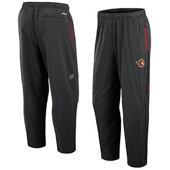 Men's Fanatics Black Ottawa Senators Authentic Pro Rink Coaches Pants