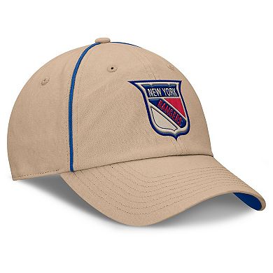 Men's Fanatics Cream New York Rangers Heritage Setoff Adjustable Hat