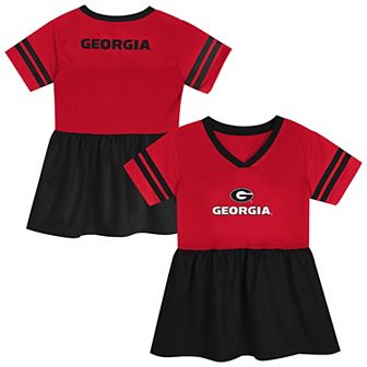 Girls Preschool Outerstuff Red/Black Georgia Bulldogs Stadium Lights Fashion Jersey Dress