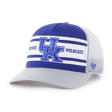Youth '47 Royal/Gray Kentucky Wildcats Super Stripe Hitch Adjustable Trucker Hat