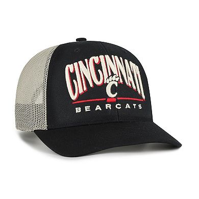 Men's '47 Black Cincinnati Bearcats Arid Adjustable Trucker Hat