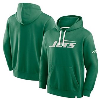 Men's Fanatics Kelly Green New York Jets New Horizons Heritage Pullover Hoodie