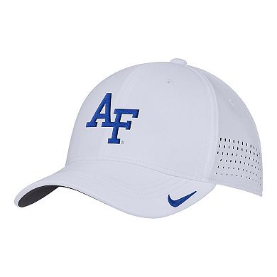 Men's Nike White Air Force Falcons 2025 On-Field Performance Flex Hat