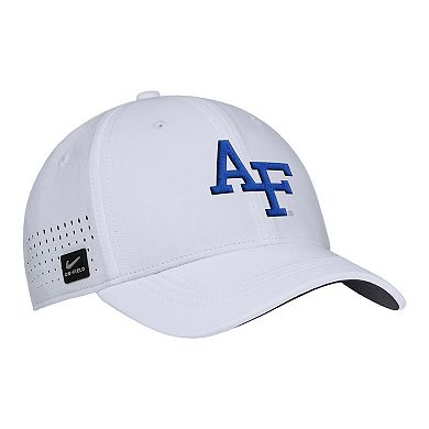 Men's Nike White Air Force Falcons 2025 On-Field Performance Flex Hat