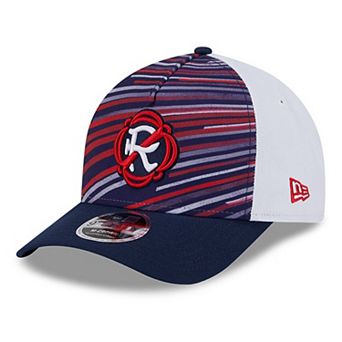 Men's New Era Navy/White New England Revolution 2025 Jersey Hook 9FORTY M-Crown Adjustable Hat