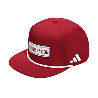 Unisex adidas Crimson Indiana Hoosiers Locker Room Rope Adjustable Hat