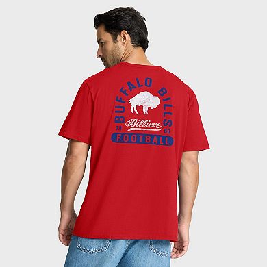 Men's Fanatics Red Buffalo Bills Fluid Motion Legacy T-Shirt