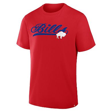 Men's Fanatics Red Buffalo Bills Fluid Motion Legacy T-Shirt
