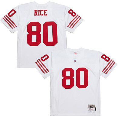Men's Mitchell & Ness Jerry Rice White San Francisco 49ers 1994 Legacy Replica Jersey