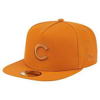 Men's New Era Orange Chicago Cubs Color Pack A-Frame 59FIFTY Fitted Hat