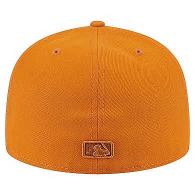 Men's New Era Orange Chicago Cubs Color Pack A-Frame 59FIFTY Fitted Hat