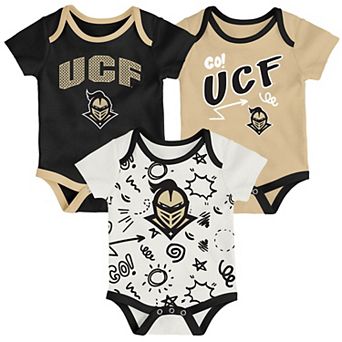 Newborn & Infant Outerstuff UCF Knights Three-Pack All Day Play Bodysuit Set