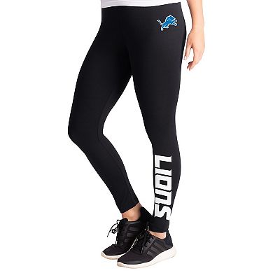 Women's G-III 4Her by Carl Banks Black Detroit Lions Pregame Leggings