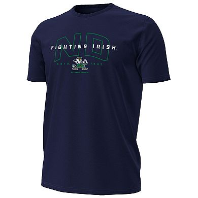 Men's Under Armour Navy Notre Dame Fighting Irish Overlay Performance T-Shirt