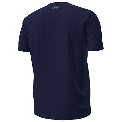 Men's Under Armour Navy Notre Dame Fighting Irish Overlay Performance T-Shirt