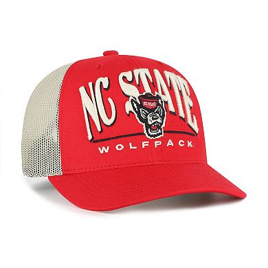 Men's '47 Red NC State Wolfpack Arid Adjustable Trucker Hat