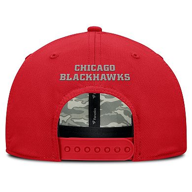 Men's Fanatics Red Chicago Blackhawks Homage Adjustable Hat