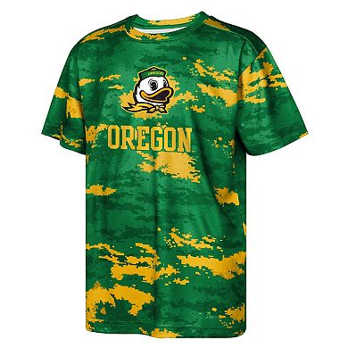 Youth Green Oregon Ducks Scrimmage Sublimated T-Shirt