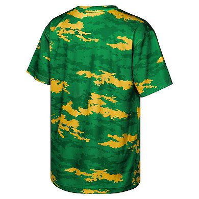 Youth Green Oregon Ducks Scrimmage Sublimated T-Shirt