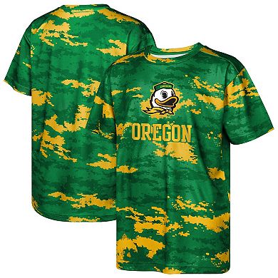 Youth Green Oregon Ducks Scrimmage Sublimated T-Shirt