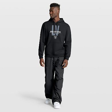 Men's Fanatics Black Las Vegas Raiders Right Tackle Legacy Pullover Hoodie